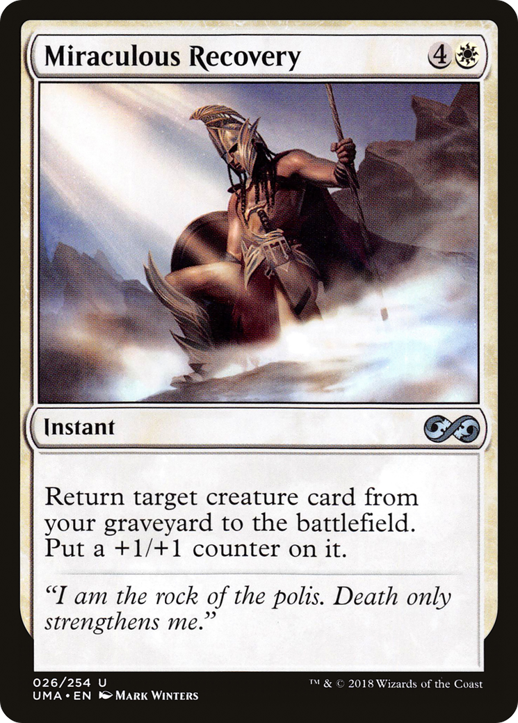 Miraculous Recovery (UMA-026) (Foil)