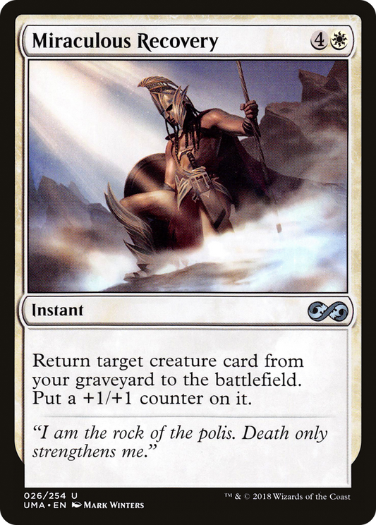Miraculous Recovery (UMA-026) (Foil)