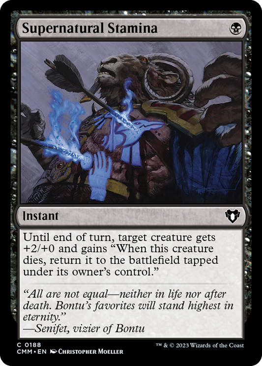 Supernatural Stamina (CMM-188) (Foil)
