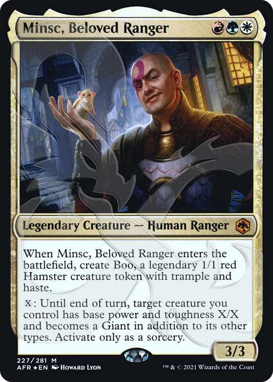 Minsc, Beloved Ranger (AFR&-227A) (Foil)