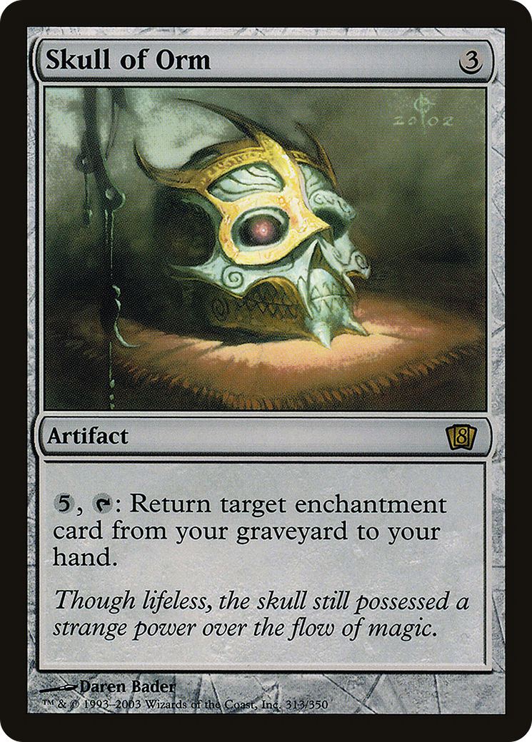 Skull of Orm (8ED-313★) (Foil)