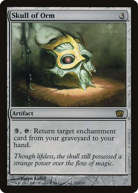 Skull of Orm (8ED-313★) (Foil)