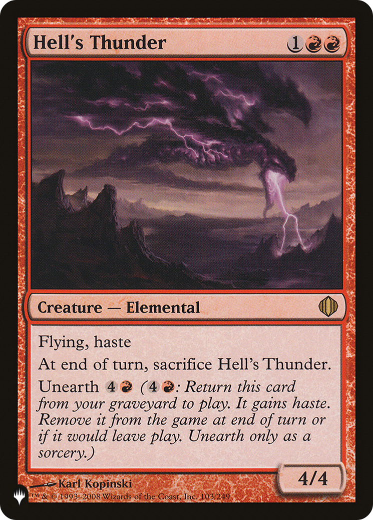 Hell's Thunder (LIST-ALA-103)