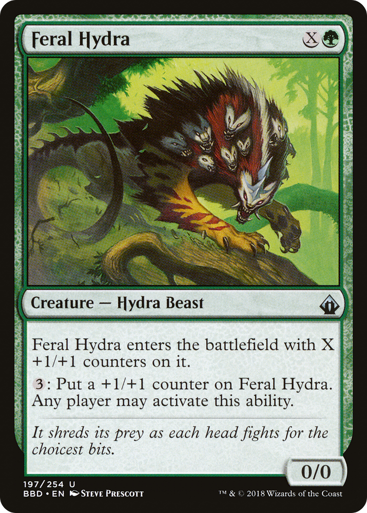 Feral Hydra (BBD-197) (Foil)