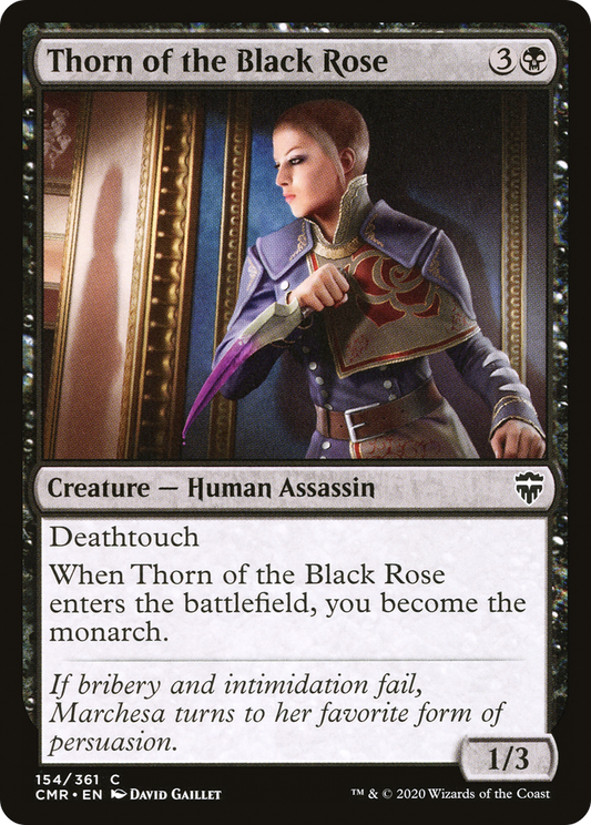 Thorn of the Black Rose (CMR-154) (Foil)