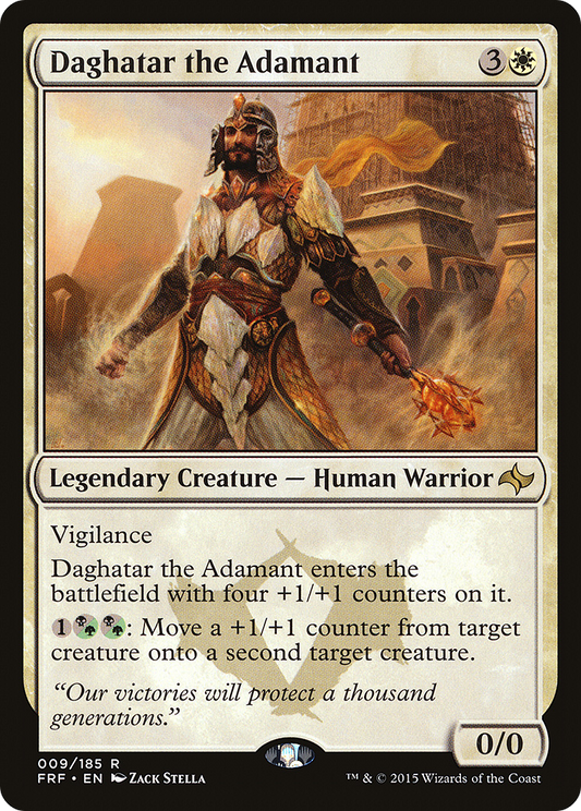 Daghatar the Adamant (FRF-009) (Foil)
