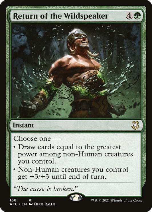 Return of the Wildspeaker (AFC-168)