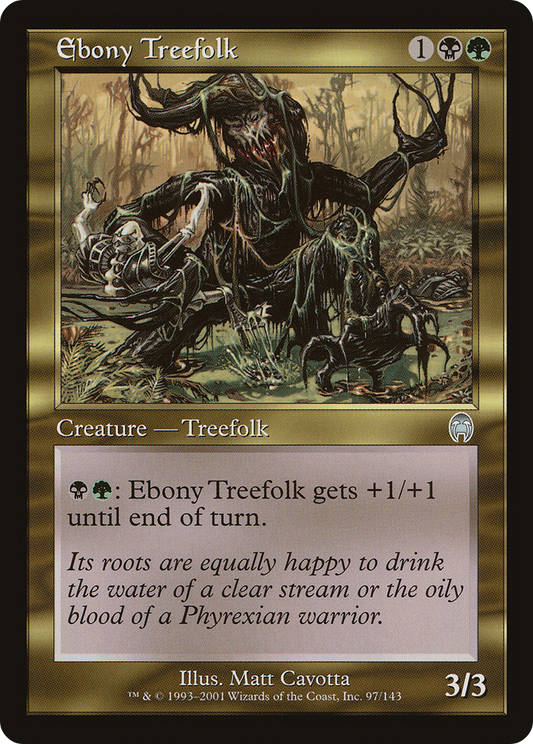 Ebony Treefolk (APC-097) (Foil)