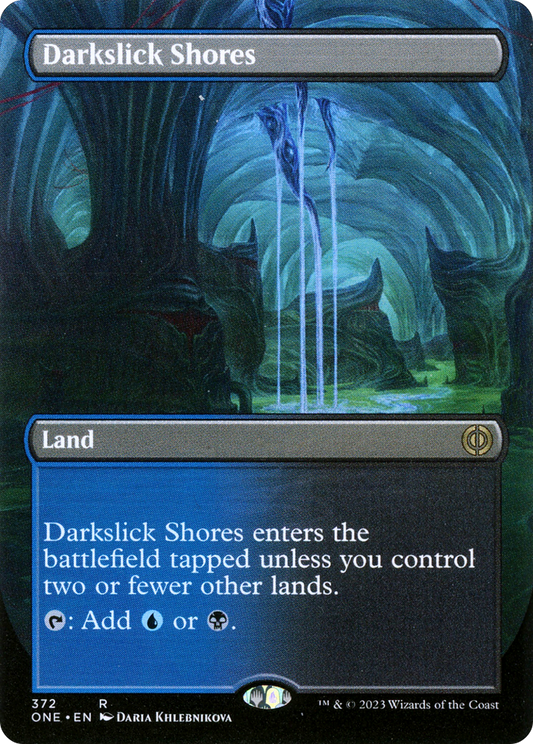 Darkslick Shores (ONE-372) (Borderless) (Foil)