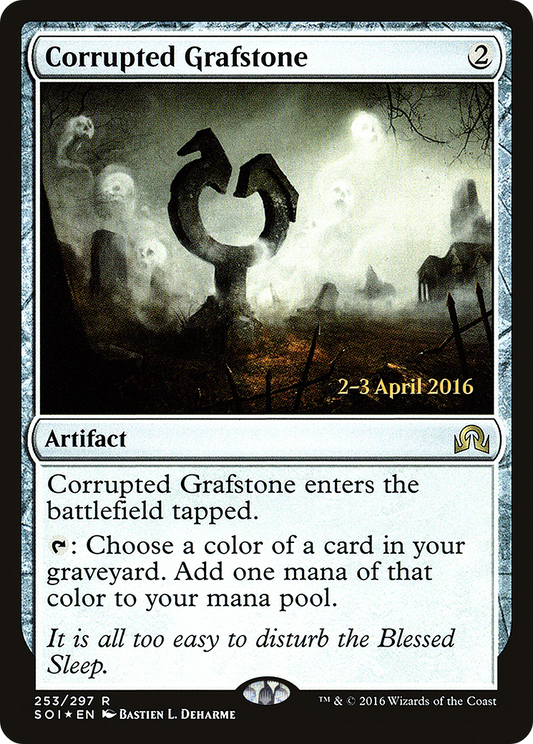 Corrupted Grafstone (PRE-253S) (Foil)
