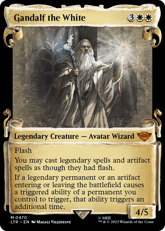 Gandalf the White (LTR-470) (Showcase) (Scroll)