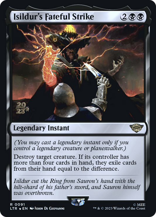 Isildur's Fateful Strike (PRE-91S) (Foil)
