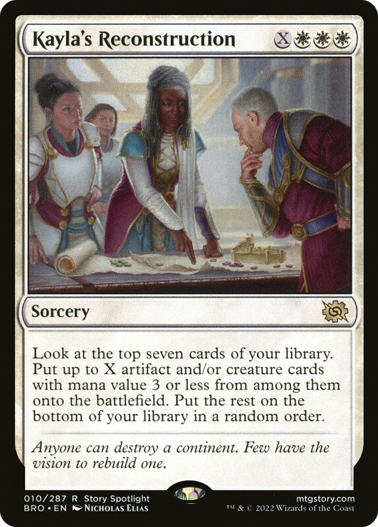 Kayla's Reconstruction (BRO-010) (Foil)