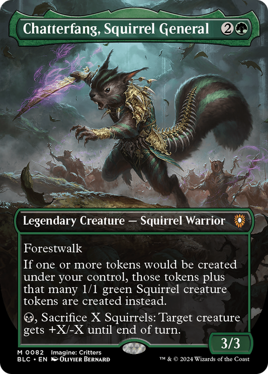 Chatterfang, Squirrel General (BLC-082) (Borderless) (Foil)