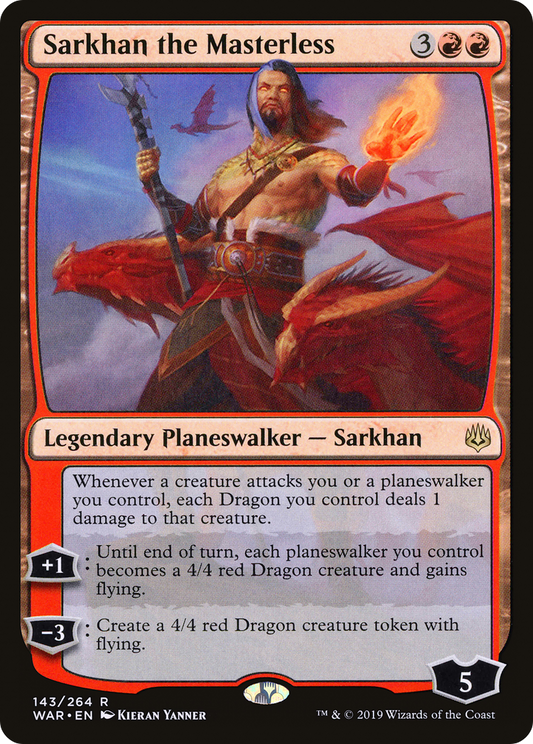 Sarkhan the Masterless (WAR-143) (Foil)