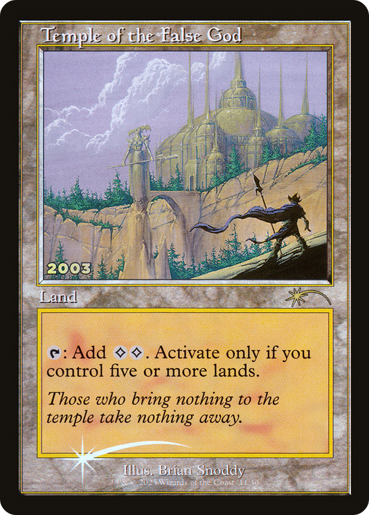 Temple of the False God (30A-P-011) (Foil)