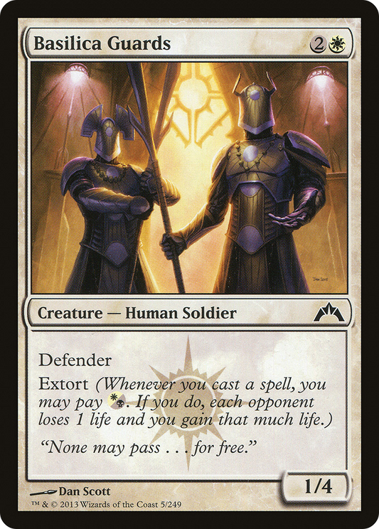Basilica Guards (GTC-005) (Foil)