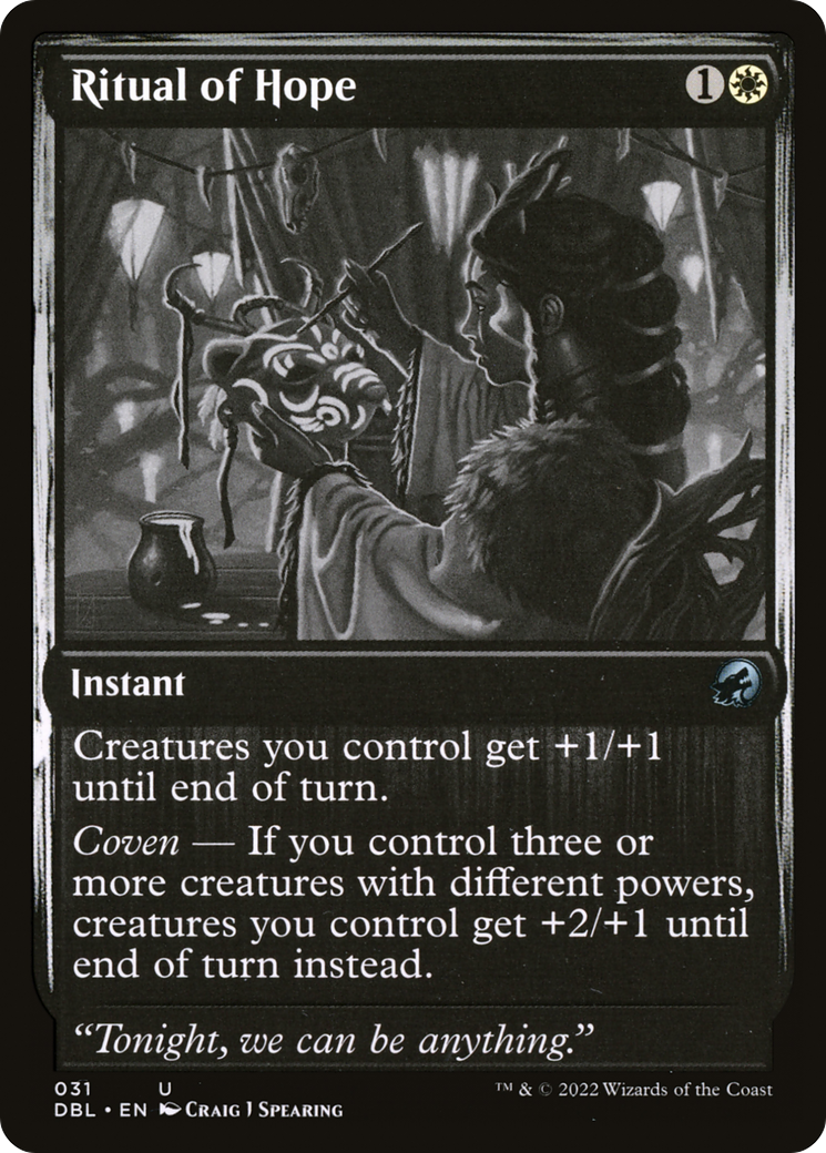 Ritual of Hope (DBL-031) (Foil)