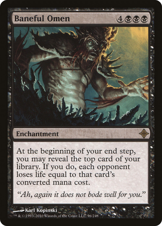 Baneful Omen (ROE-096) (Foil)