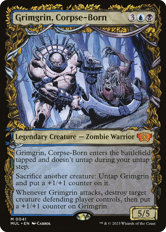 Grimgrin, Corpse-Born (MUL-041) (Showcase) (Foil)