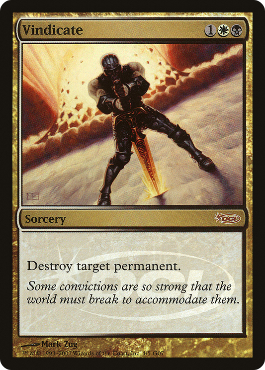 Vindicate (JDG-004) (Foil)