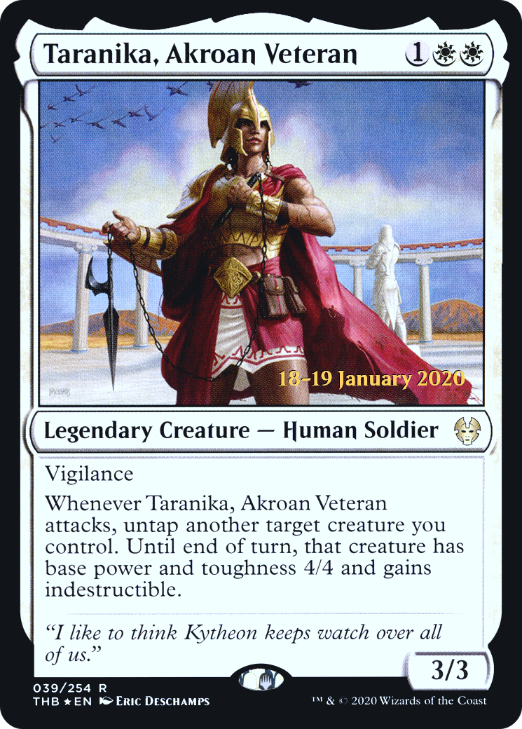 Taranika, Akroan Veteran (PRE-39S) (Foil)