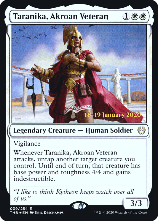 Taranika, Akroan Veteran (PRE-39S) (Foil)