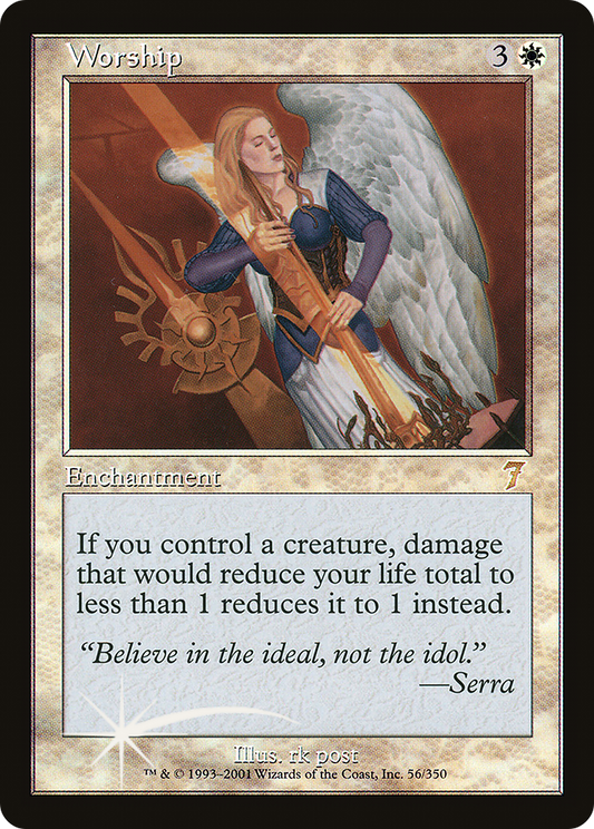 Worship (7ED-56★) (Foil)