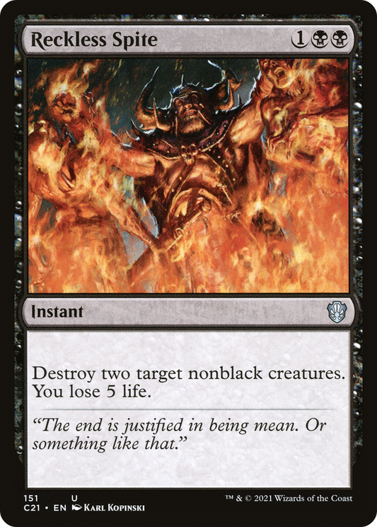 Reckless Spite (C21-151)