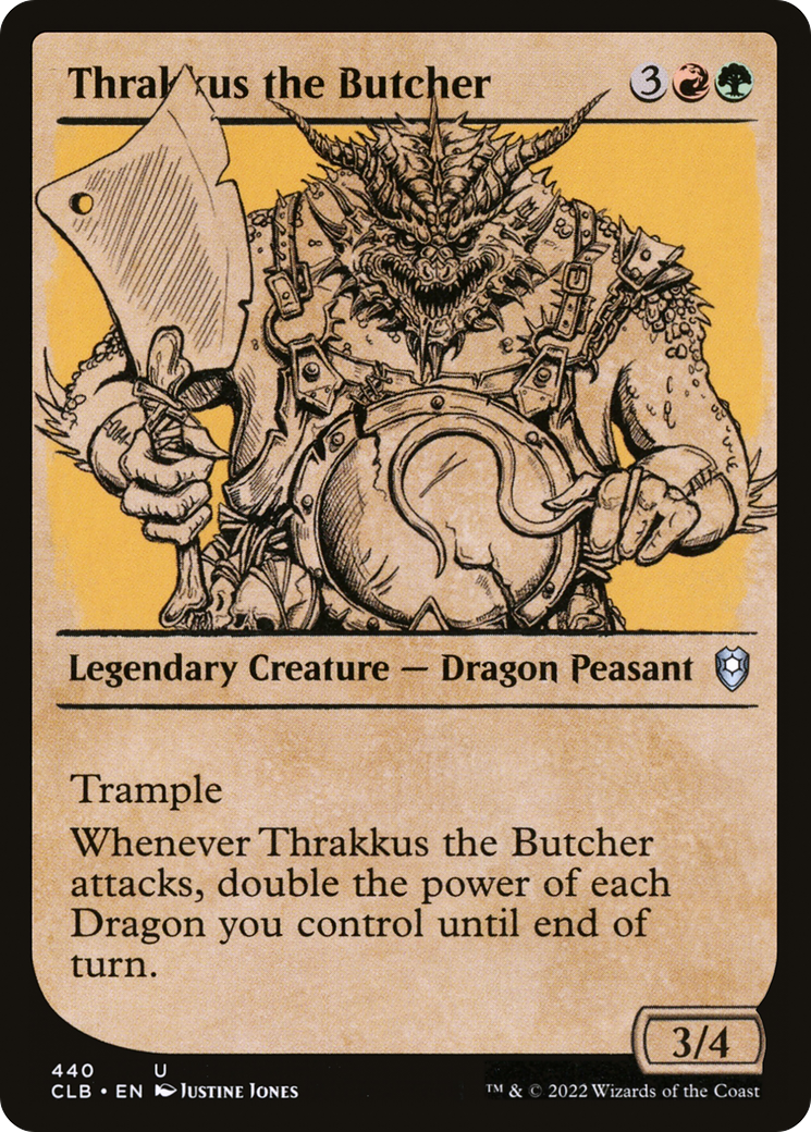 Thrakkus the Butcher (CLB-440) (Showcase) (Foil)