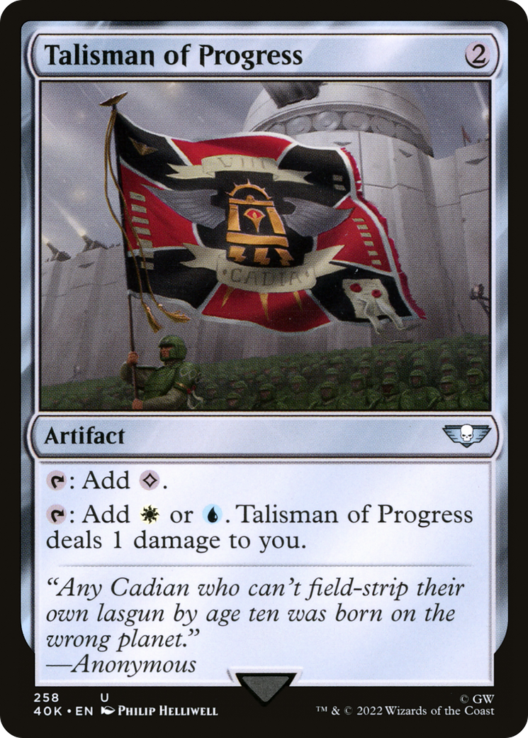 Talisman of Progress (40K-258)