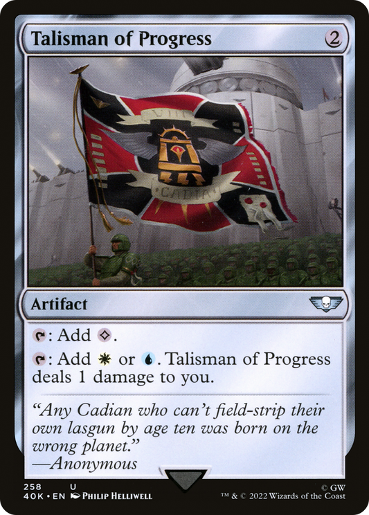 Talisman of Progress (40K-258)