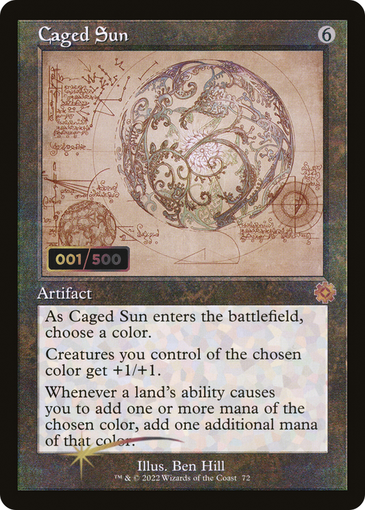 Caged Sun (BRR-72Z) (Foil) (Serialized)