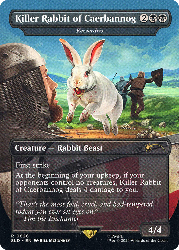 Killer Rabbit of Caerbannog / Kezzerdrix (SLD-826) (Borderless)