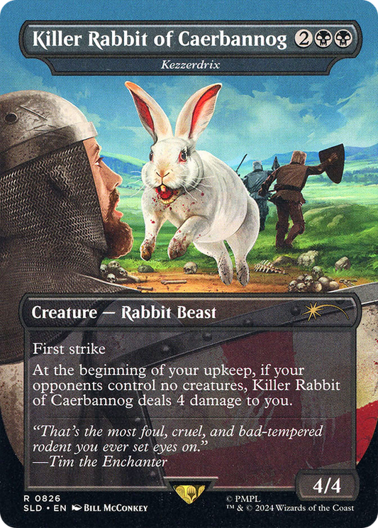 Killer Rabbit of Caerbannog / Kezzerdrix (SLD-826) (Borderless)
