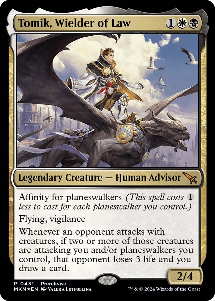 Tomik, Wielder of Law (PRE-431) (Foil)