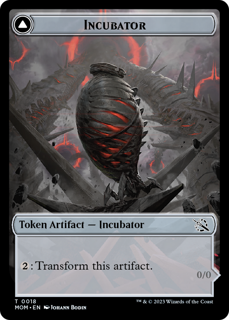Incubator // Phyrexian Double-Sided Token (TMOM-018)