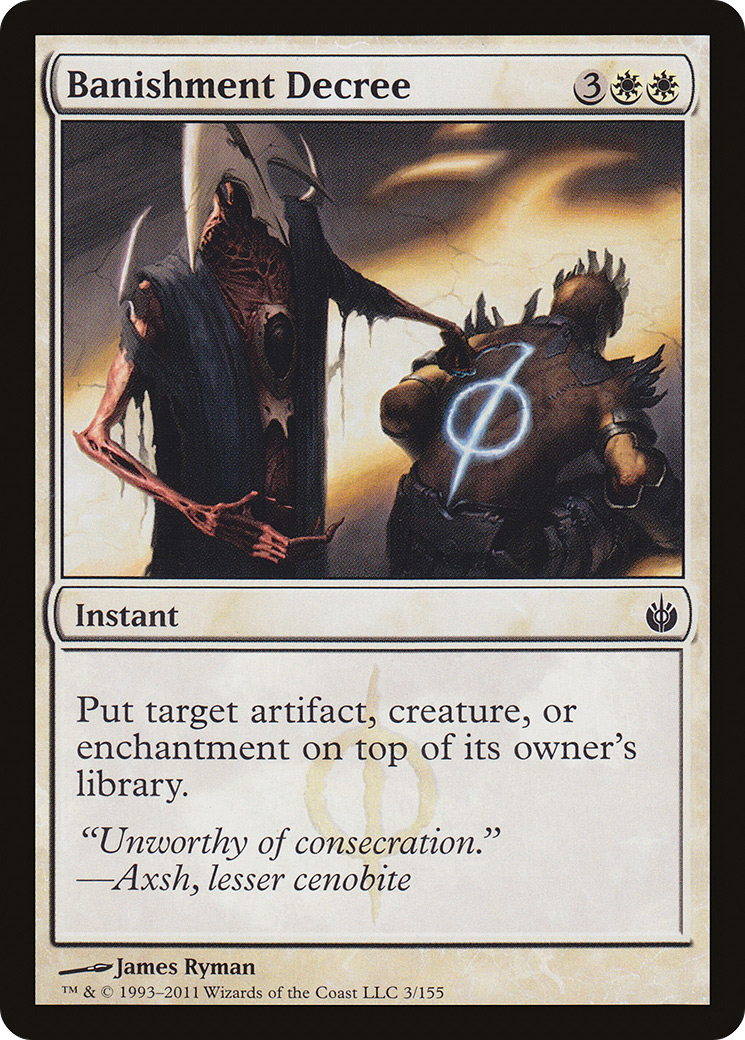 Banishment Decree (MBS-003) (Foil)