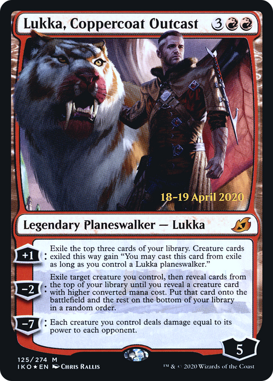 Lukka, Coppercoat Outcast (PRE-125S) (Foil)