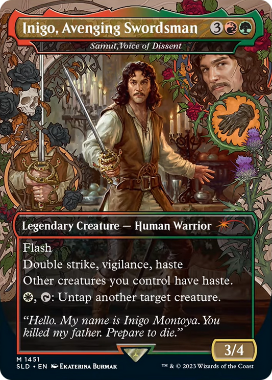Inigo, Avenging Swordsman / Samut, Voice of Dissent (SLD-1451) (Borderless)