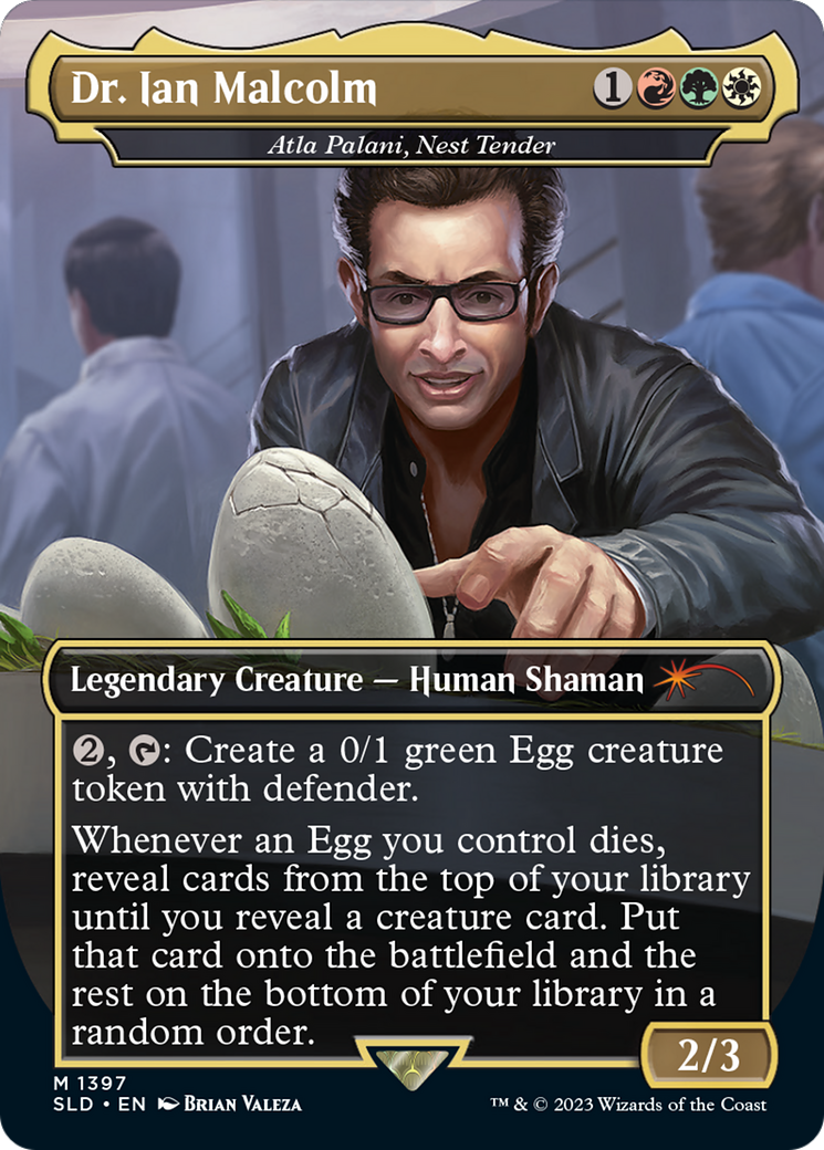 Dr. Ian Malcolm / Atla Palani, Nest Tender (SLD-1397) (Borderless)