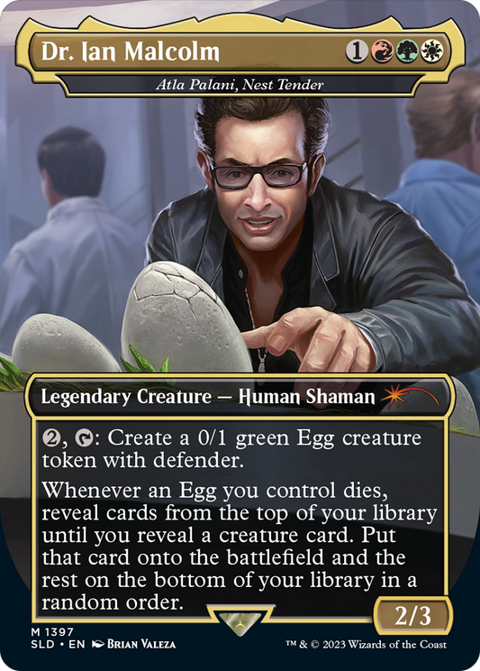 Dr. Ian Malcolm / Atla Palani, Nest Tender (SLD-1397) (Borderless)
