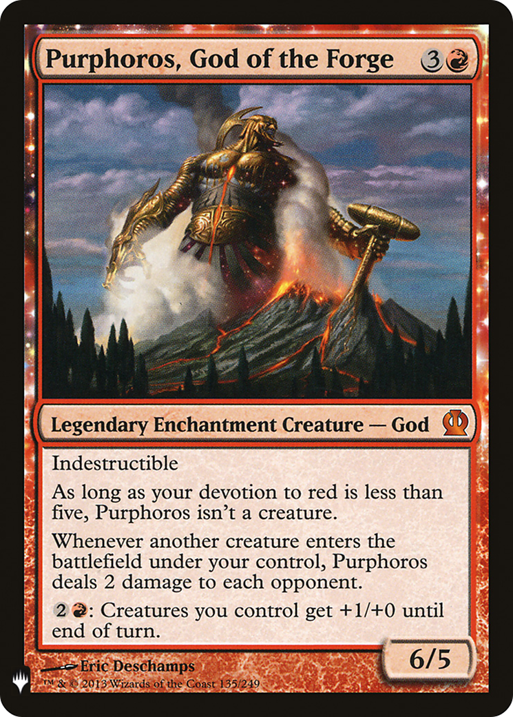Purphoros, God of the Forge (LIST-THS-135)