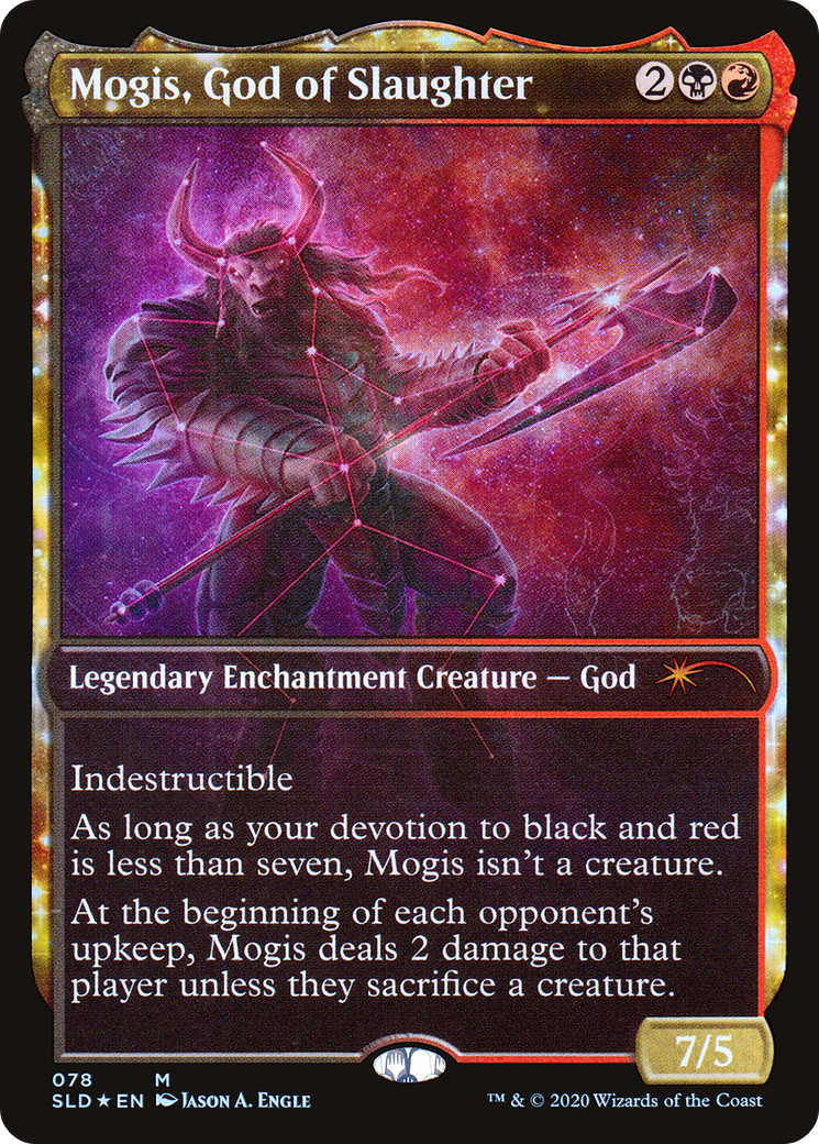 Mogis, God of Slaughter (SLD-078) (Showcase) (Foil)