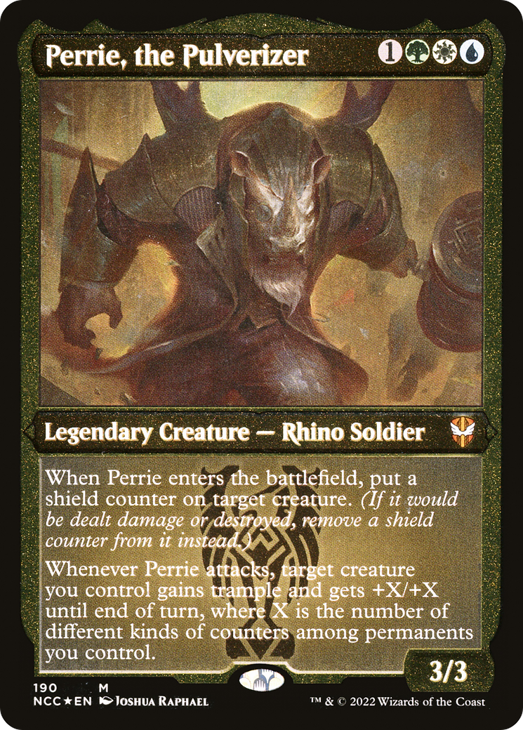 Perrie, the Pulverizer (NCC-190) (Display Commander) (Etched Foil)