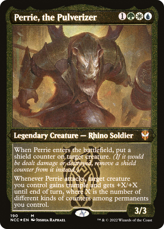 Perrie, the Pulverizer (NCC-190) (Display Commander) (Etched Foil)