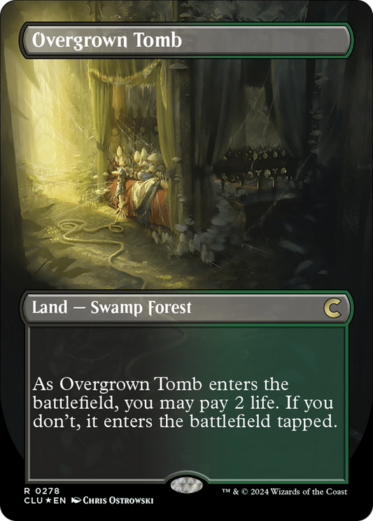 Overgrown Tomb (CLU-278) (Borderless) (Foil)
