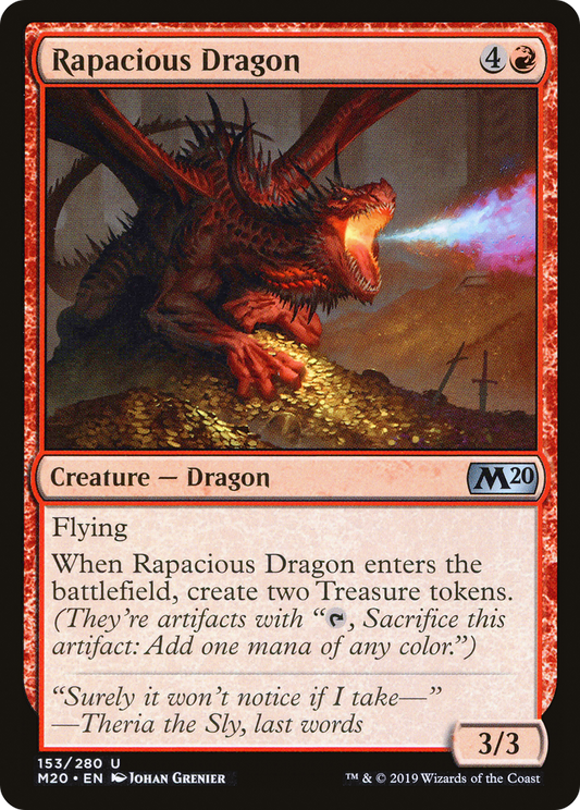 Rapacious Dragon (M20-153) (Foil)