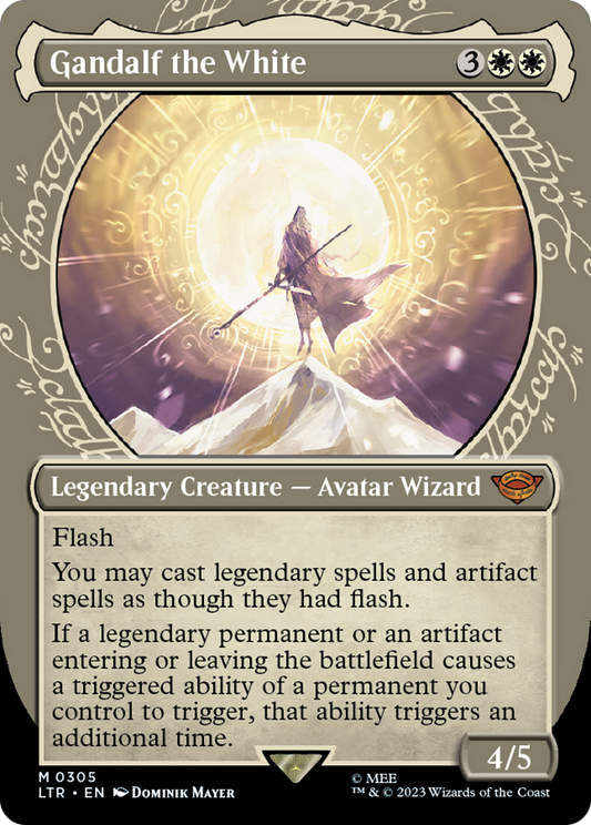 Gandalf the White (LTR-305) (Showcase) (Borderless)