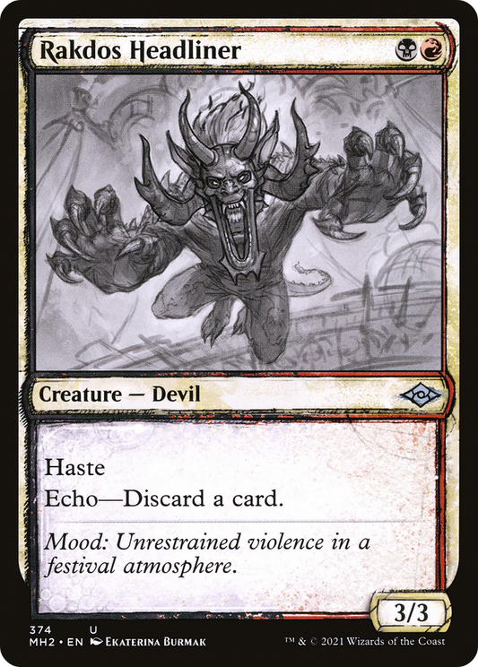 Rakdos Headliner (MH2-374) (Showcase)